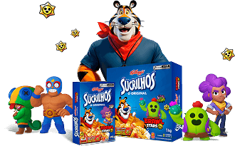 Sucrilhos + Brawl Stars - Desperte o tigre com Brawl Stars
